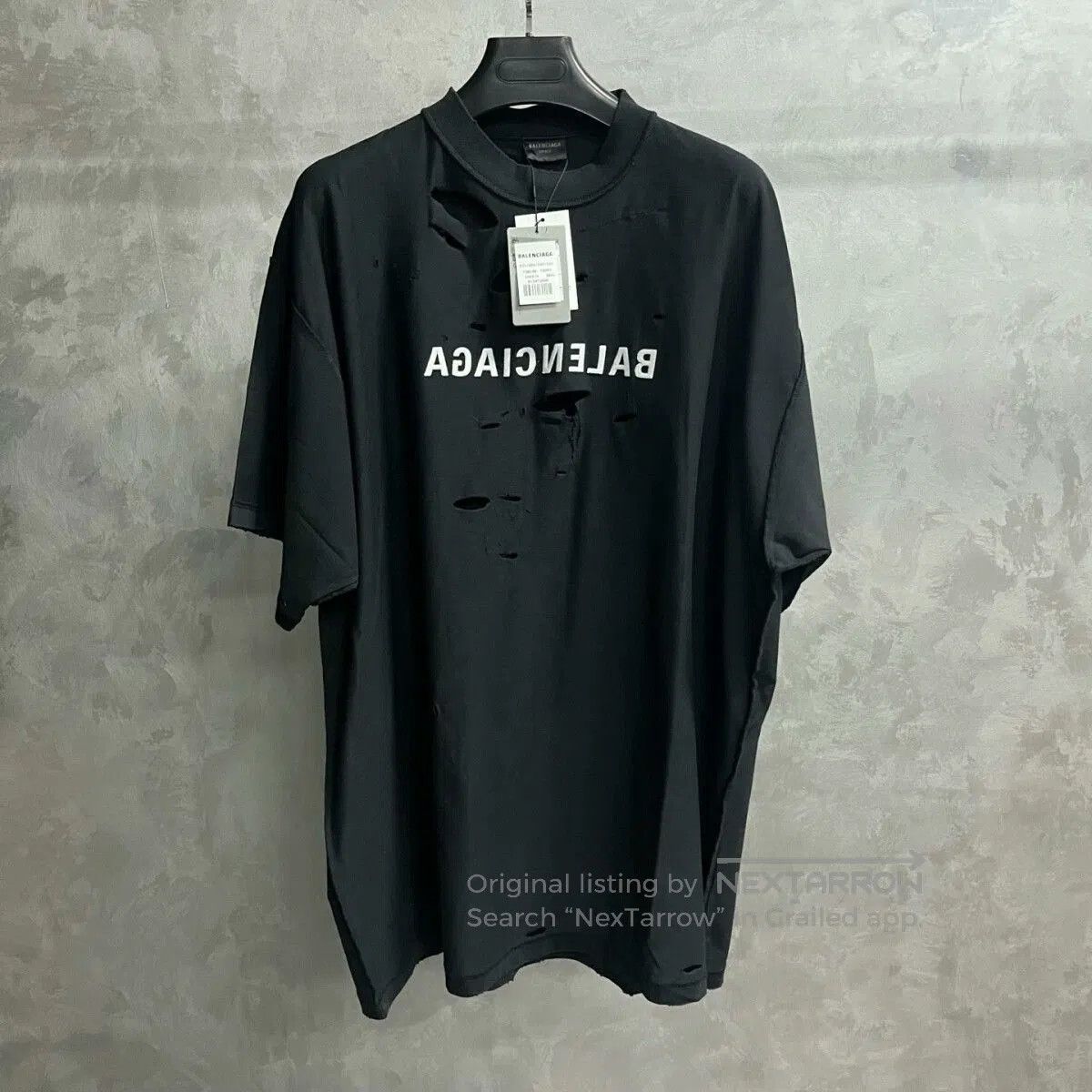 Balenciaga Balenciaga 2024 Black Letter Print T-Shirt. Size US XS / EU 42 / 0 - 1 Thumbnail