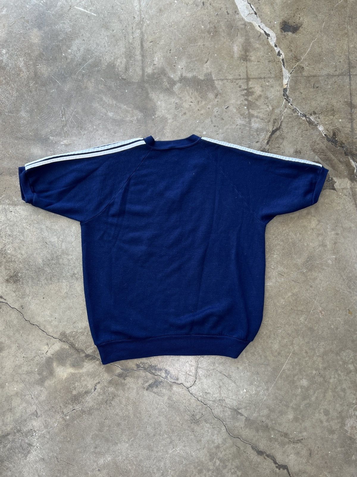 Vintage Vintage 80s Knit Stripe American Sportswear Vneck XL Size US XL / EU 56 / 4 - 4 Thumbnail