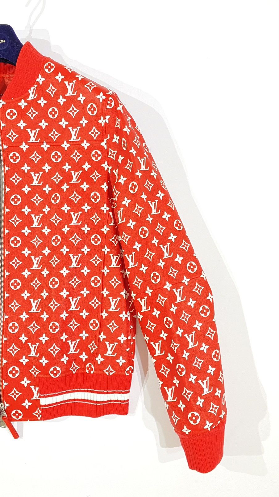 Louis Vuitton × Supreme Louis Vuitton X SUPREME 48 Leather Baseball jacket Size US M / EU 48-50 / 2 - 4 Thumbnail