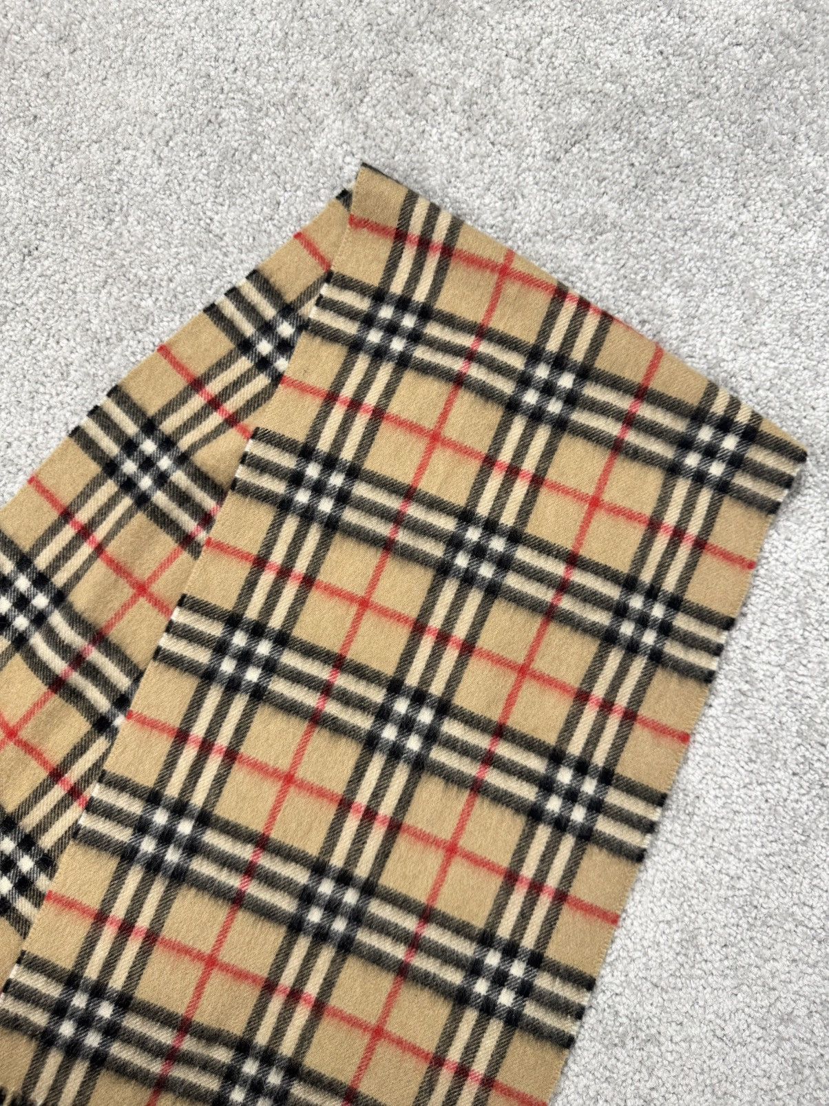 Burberry Vintage Burberry's London Cashmere Scarf Nova Check Stripes Size ONE SIZE - 7 Thumbnail