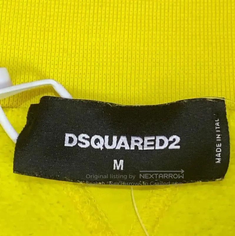 Dsquared2 DSQUARED2 Yellow Cotton Casual Pants for Men . Size US 32 / EU 48 - 4 Thumbnail