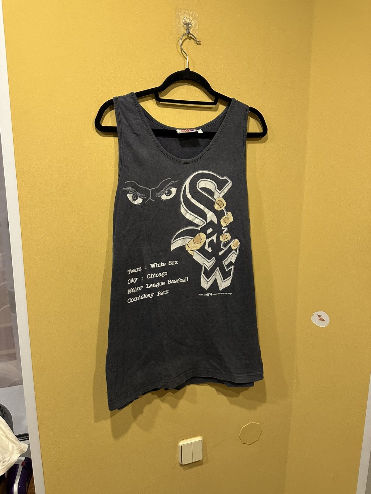 MLB × Vintage VINTAGE 1994 CHICAGO WHITE SOX BASEBALL TANK TOP SHIRT LARGE Size US XL / EU 56 / 4 - 1 Thumbnail