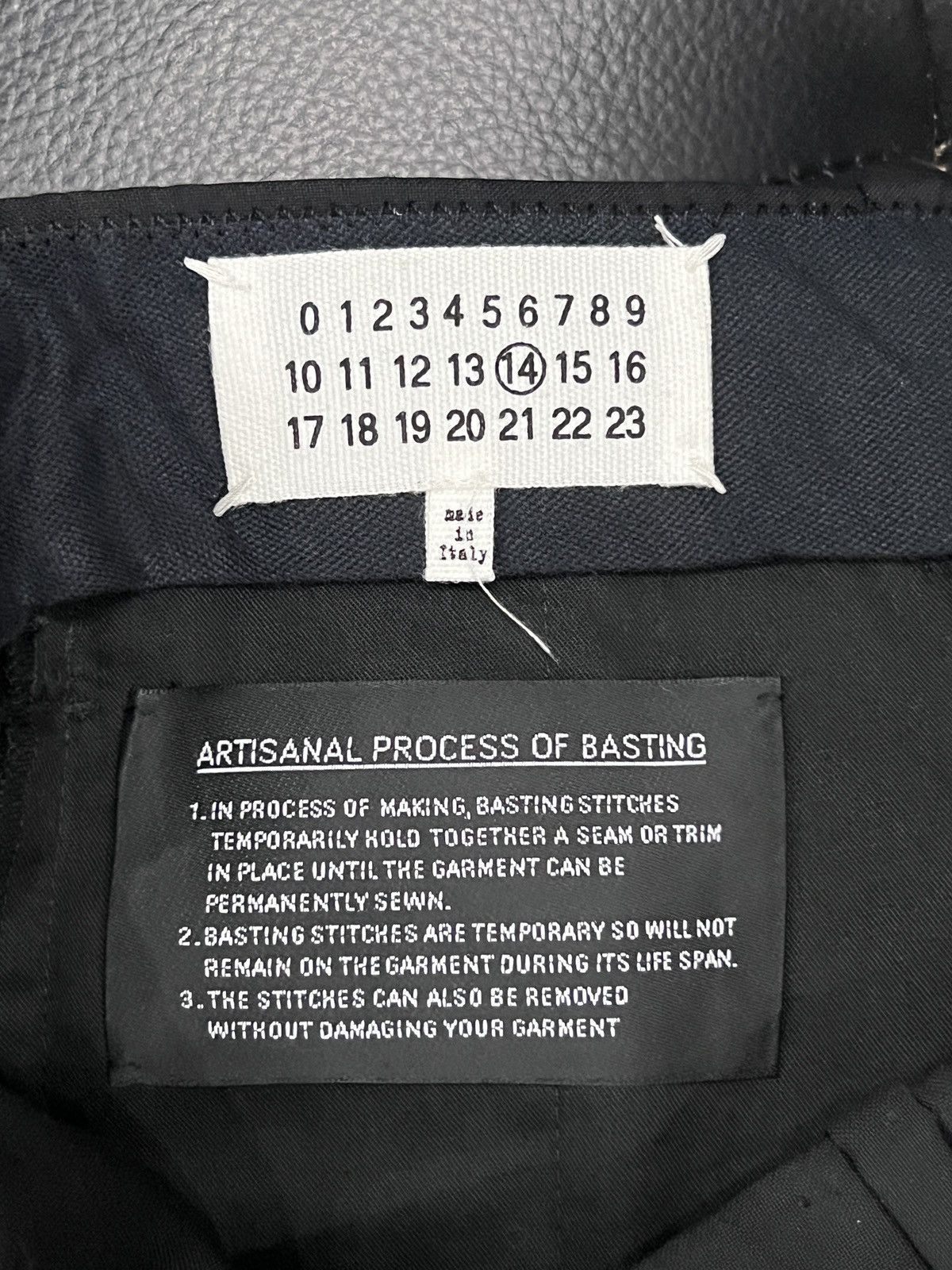 Maison Margiela Line 14 Exposed Stitch Trousers