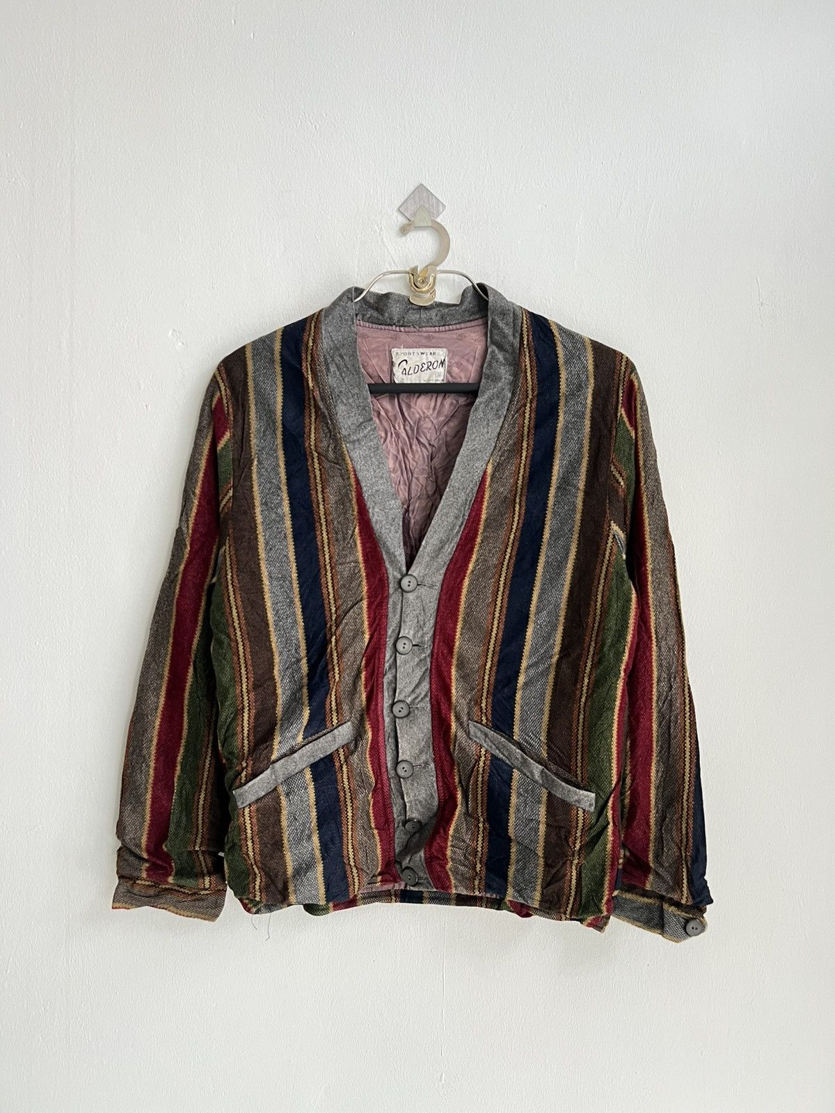 4GSELLER Vintage 40s/50s Calderon California Rockabilly Btn Cardigan Size US S / EU 44-46 / 1 - 2 Thumbnail