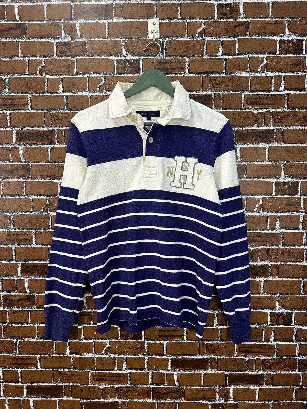 Tommy Hilfiger Tommy Hilfiger Vintage Fit Rugby Polo A919 Size US S / EU 44-46 / 1 - 1 Thumbnail