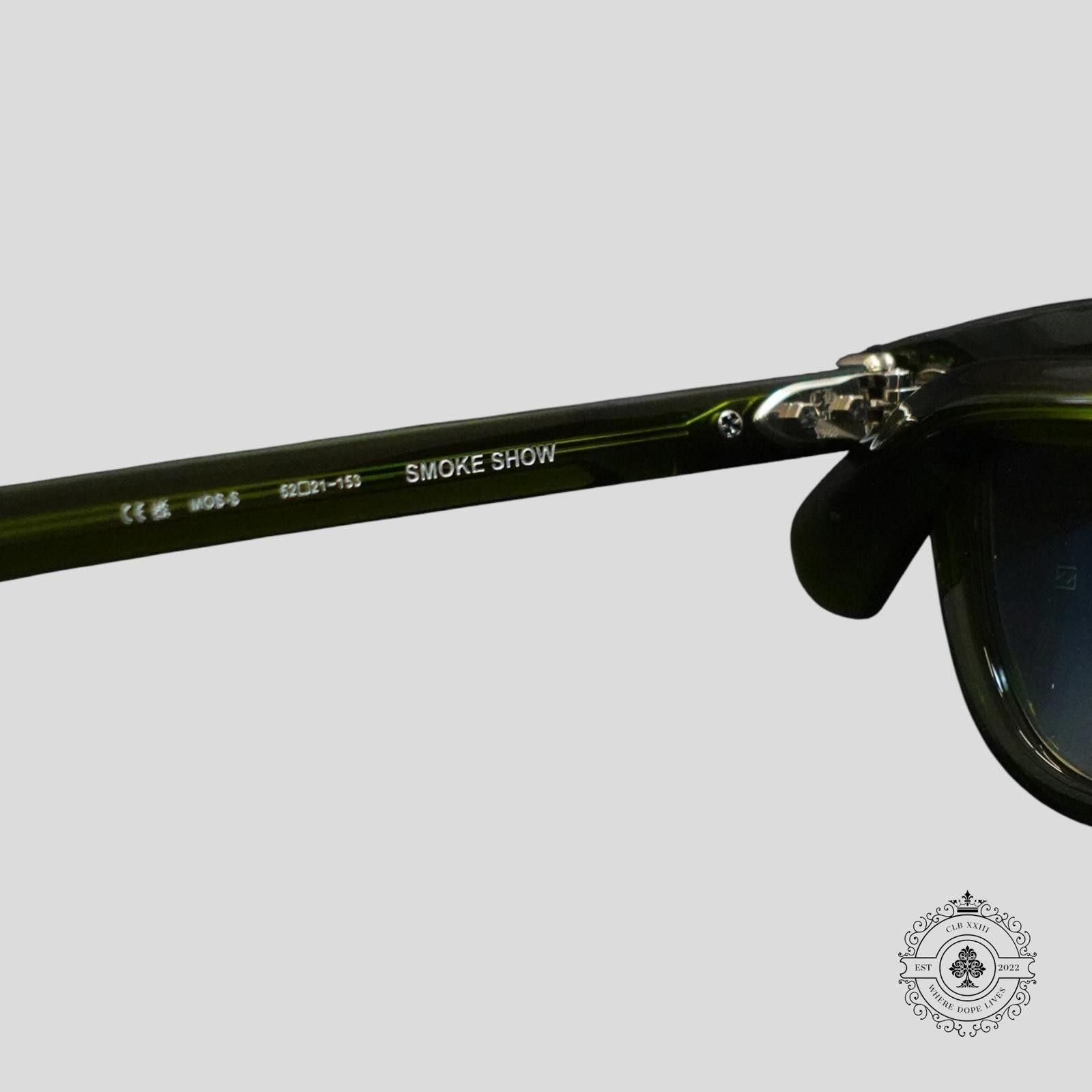 Chrome Hearts Chrome Hearts Smoke Show Sunglasses in Green/Silver Size ONE SIZE - 6 Thumbnail