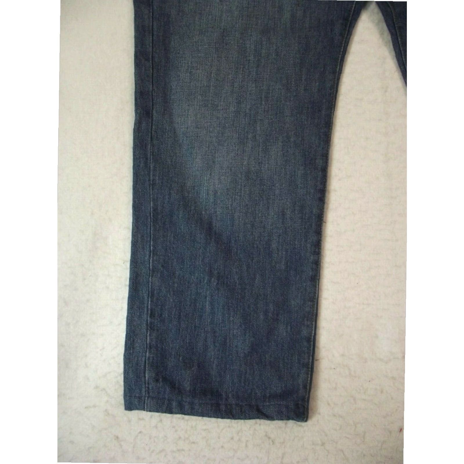 Chaps Mens Straight Regular Fit 42x30 Blue Denim Pants Extra Large XL