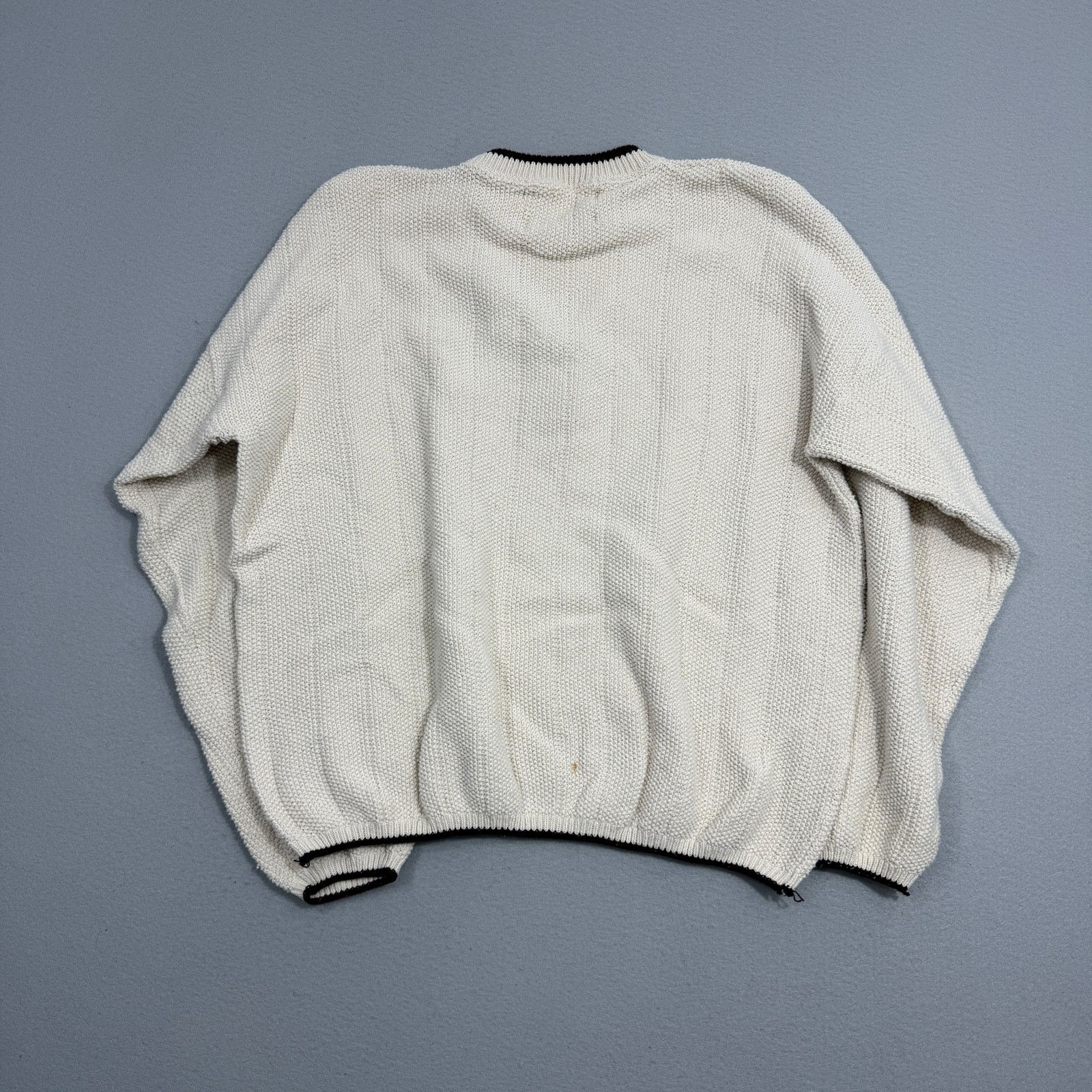 Vintage Vintage Field & Stream Duck Knit Sweater Men's XL Cream 90s Size US XL / EU 56 / 4 - 7 Thumbnail