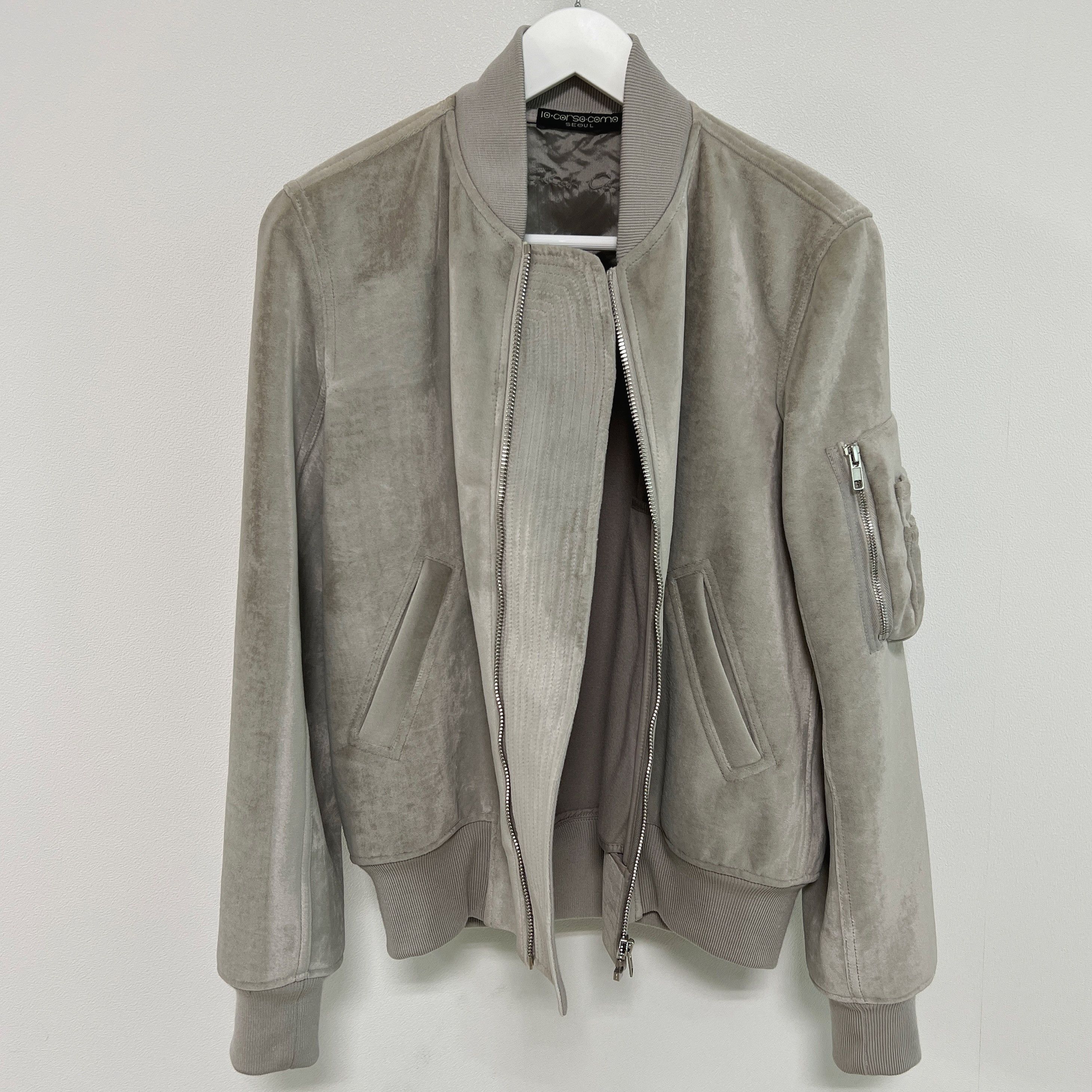 Rick Owens Rick Owens FW15 "SPHINX" Flight Blouson MA-1 Jacket Pearl Size M / US 6-8 / IT 42-44 - 1 Thumbnail