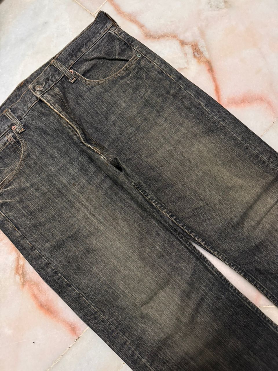 Vintage 💥ARCHIVES💥VINTAGE BOBSON CHESSKING MUDWASH DISTRESSED DENIM Size US 35 - 6 Thumbnail