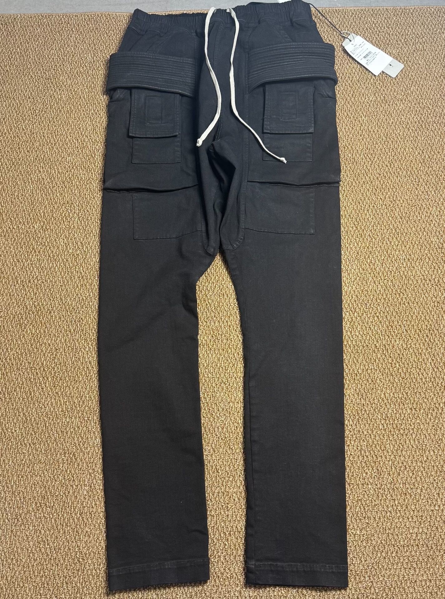 Rick Owens Rick Owens 24FW Waxed Double Ring Cargo Jeans Size US 32 / EU 48 - 1 Thumbnail