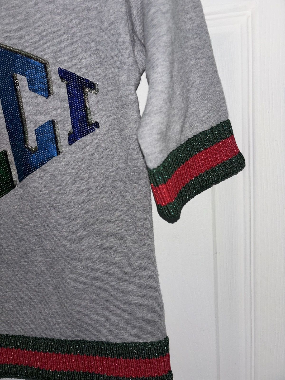 Gucci Gucci Sequin Sweatshirt Sz 10J Size XXS / US 00 / IT 34 - 3 Thumbnail
