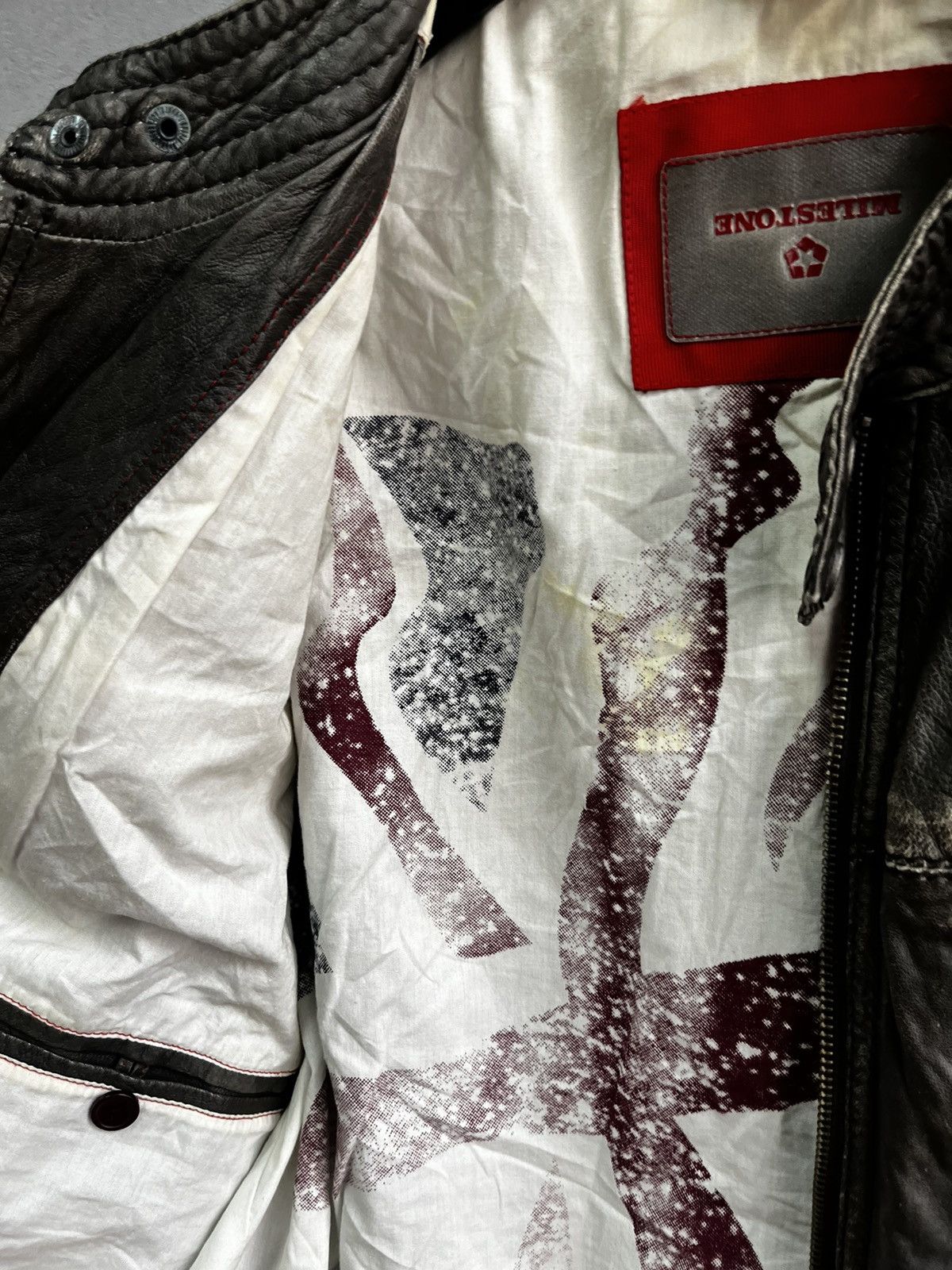 Milestone × Vintage milestone leather jacket Size US M / EU 48-50 / 2 - 13 Thumbnail
