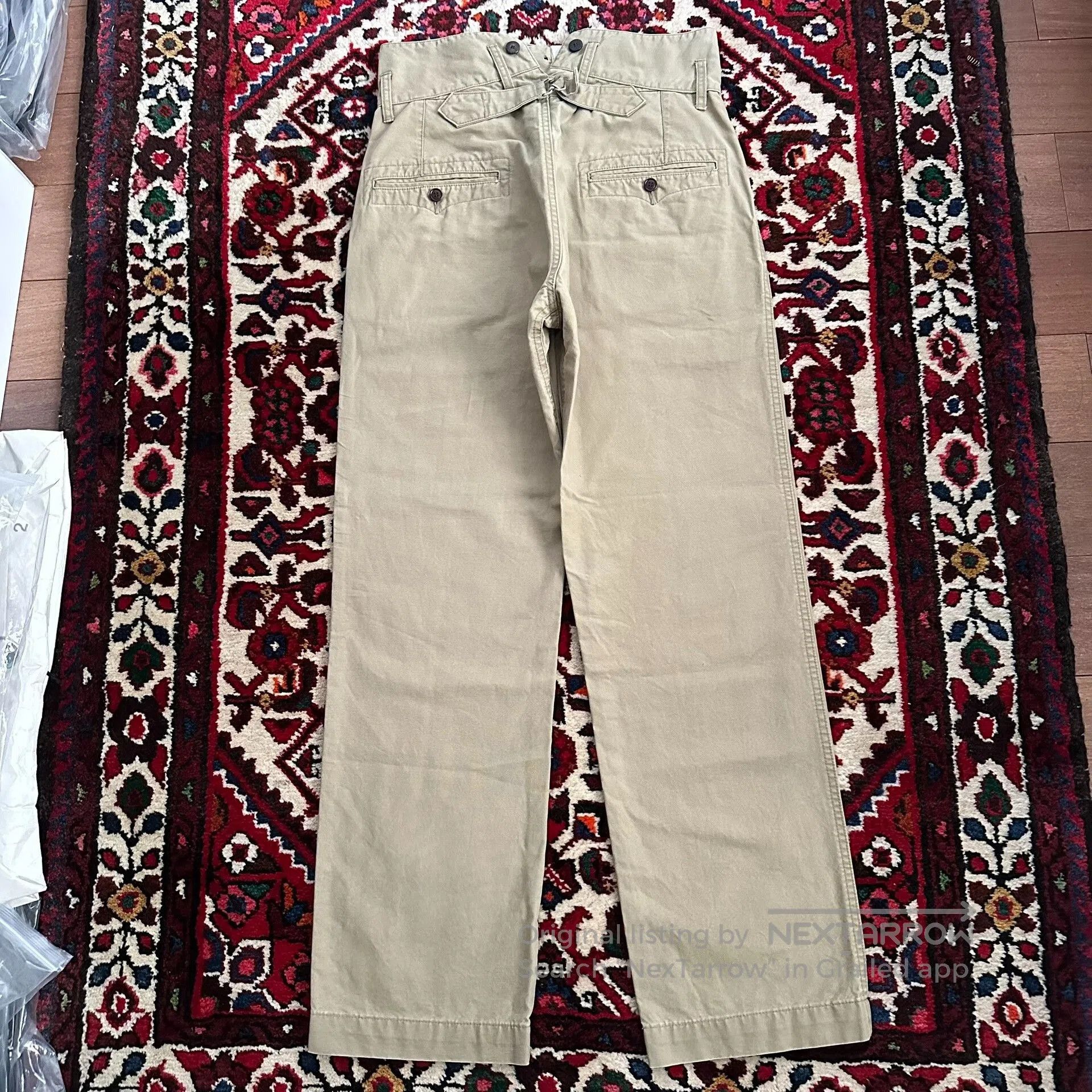Visvim visvim engineer pants in beige fabric. Size US 40 / EU 56 - 3 Thumbnail