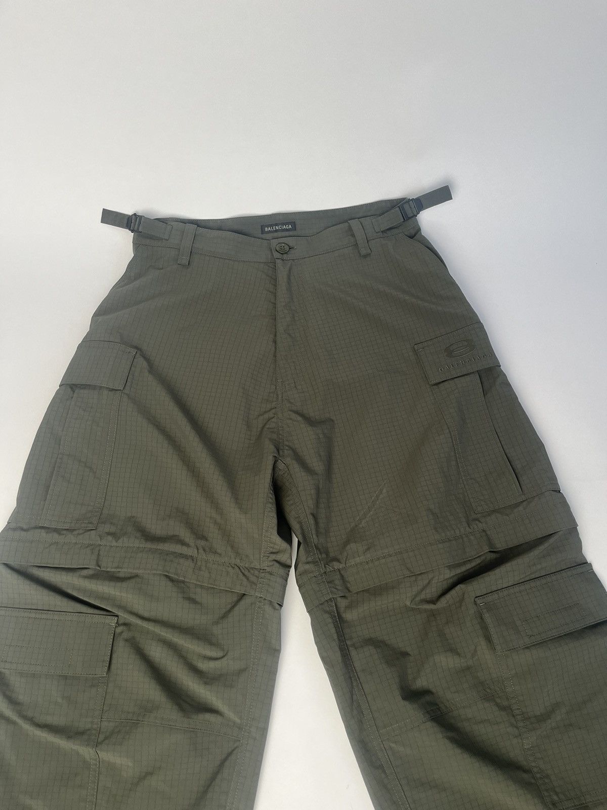 Balenciaga - Green Unity Sports Icon Light Cargo Trousers | Grailed