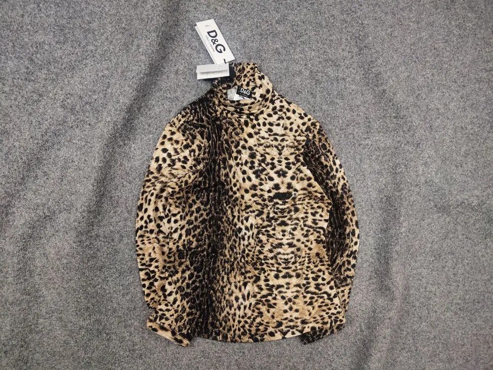 Dolce & Gabbana Rare Dolce & Gabbana Vintage 90s Leopard Pattern Long sleeve Size M / US 6-8 / IT 42-44 - 1 Thumbnail