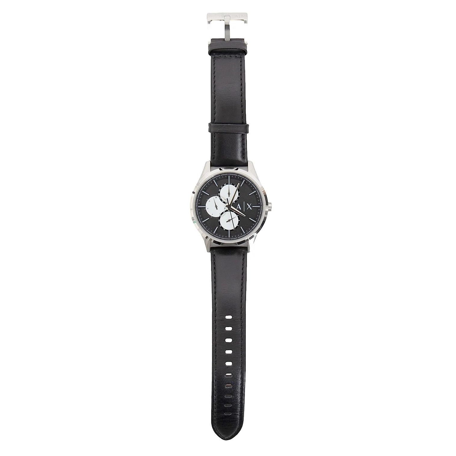 Armani Leather Belt Watch in Silver and Black Size ONE SIZE - 2 Thumbnail