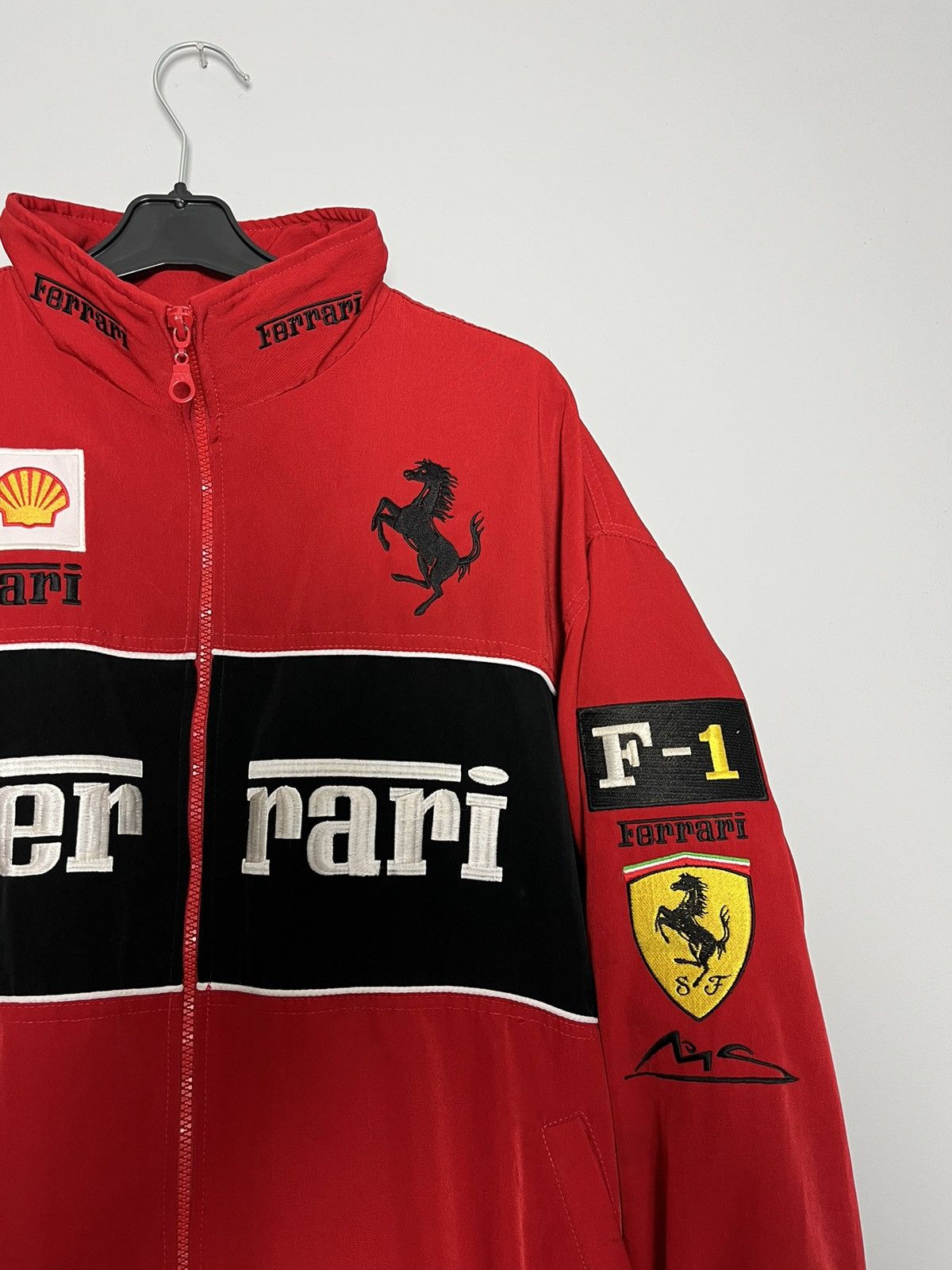 Vintage ferrari racing jacket F1 Michael Schumacher rare y2k