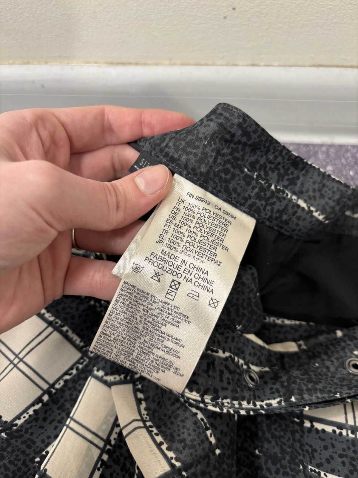 Diesel Diesel Black Beige Plaid Print Mini Skirt A-Line Snap Waist Size 28" / US 6 / IT 42 - 9 Thumbnail