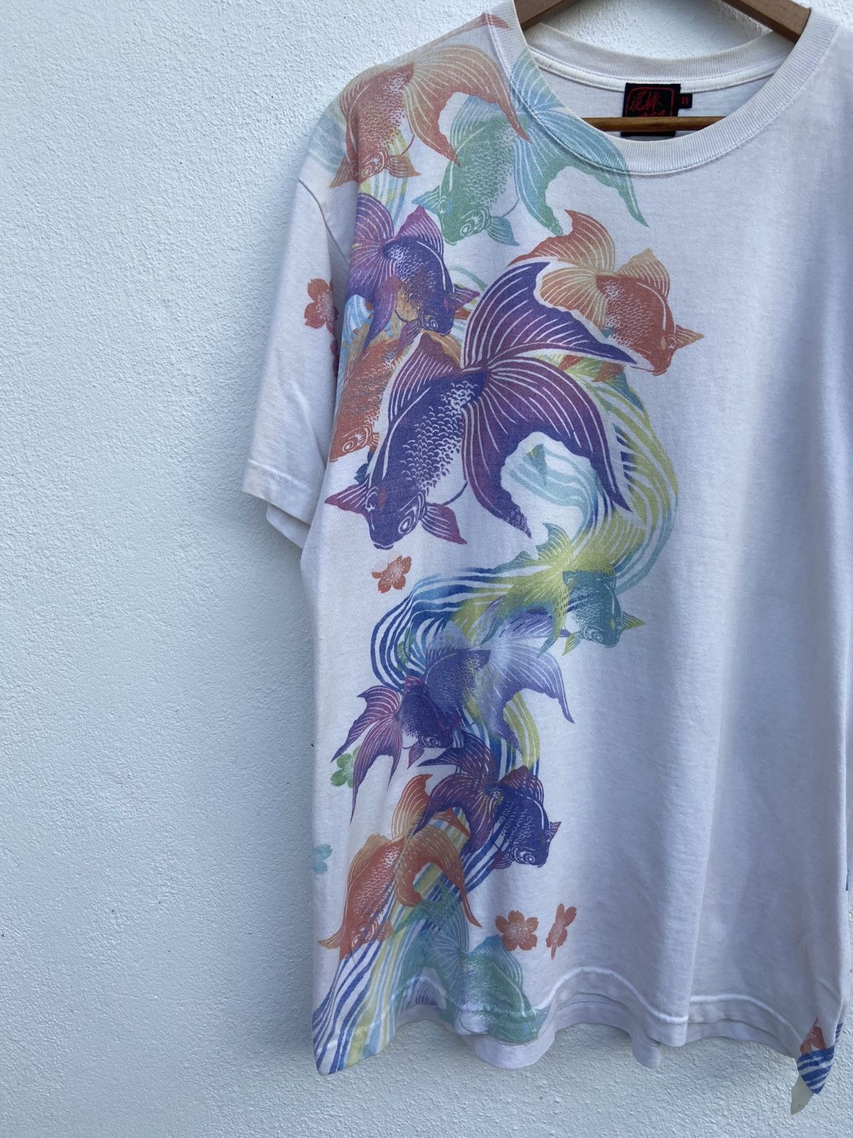 Dragonfly 🔥 Sukajan t shirt fish koi Size US L / EU 52-54 / 3 - 2 Thumbnail