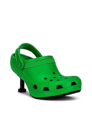 Balenciaga × Crocs o1bcso1str1224 Crocs™ Madame 80mm Mules in Green Size US 10 / IT 40 - 4 Thumbnail