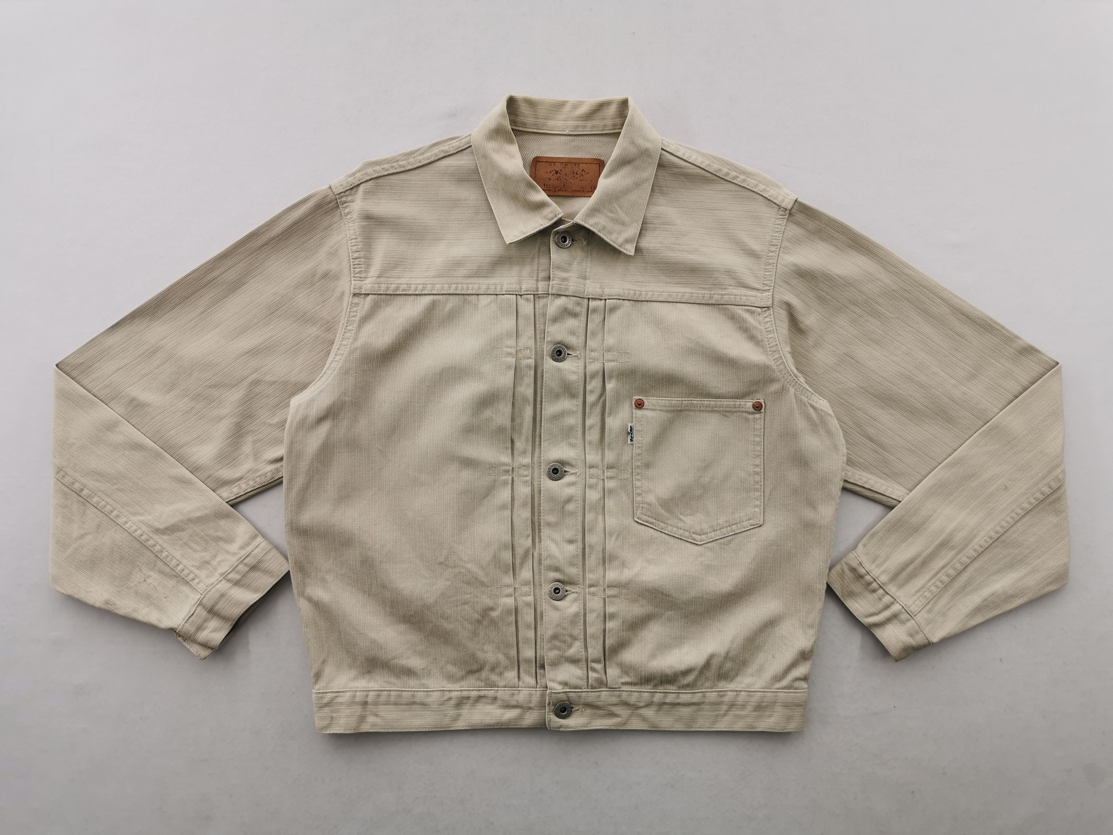 Levi's Distressed Vintage 90s Levis Denim Jacket Made In Japan Size US M / EU 48-50 / 2 - 1 Thumbnail