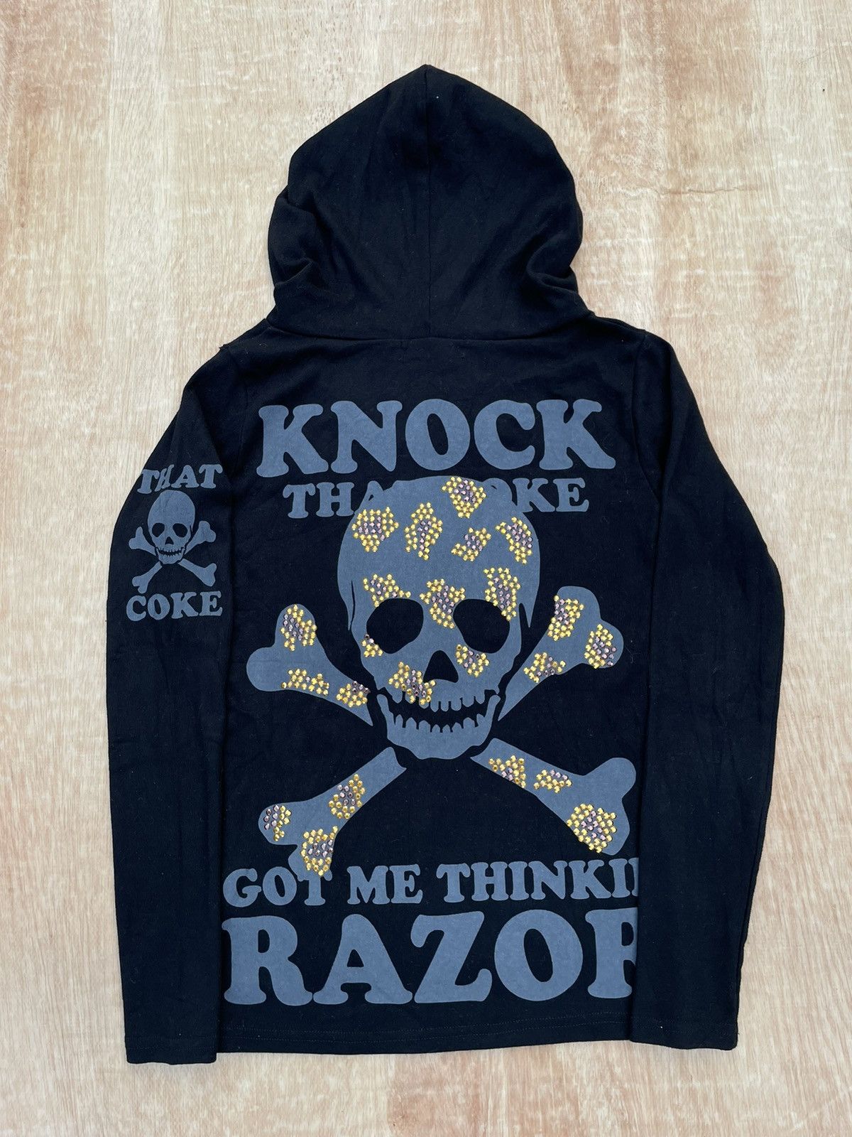 Japanese Brand Razor Got Me Thinking That Coke Skull Hoodie Size US S / EU 44-46 / 1 - 1 Thumbnail