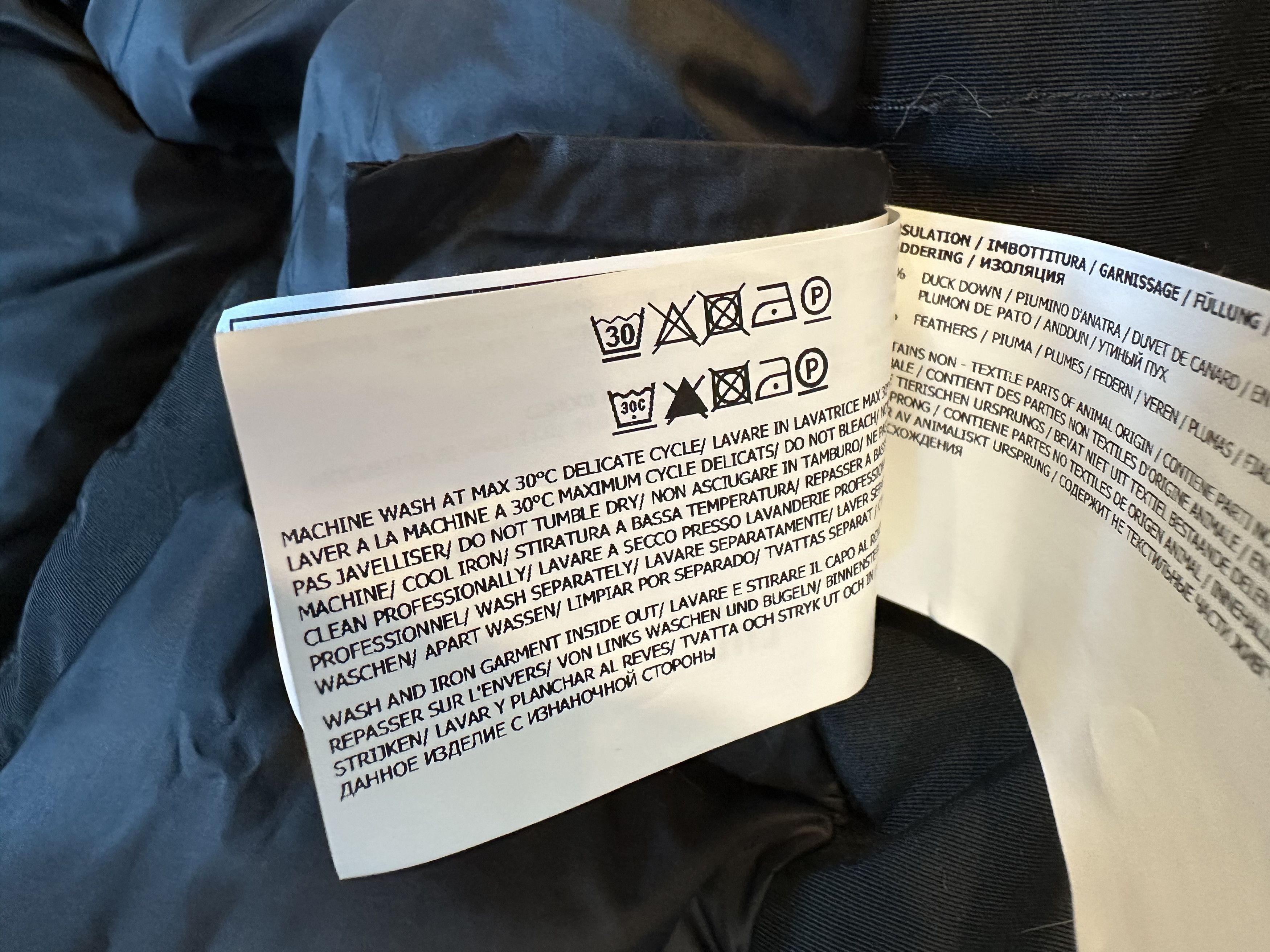 ALD x Woolrich Heavy Down Jacket black