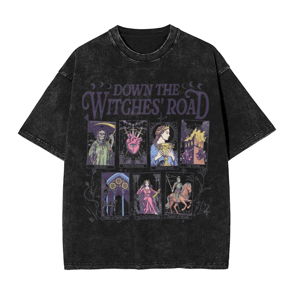 Japanese Brand × Vintage T-shirt Agatha All Along Down The Witch Road Tarot Size US XL / EU 56 / 4 - 1 Thumbnail