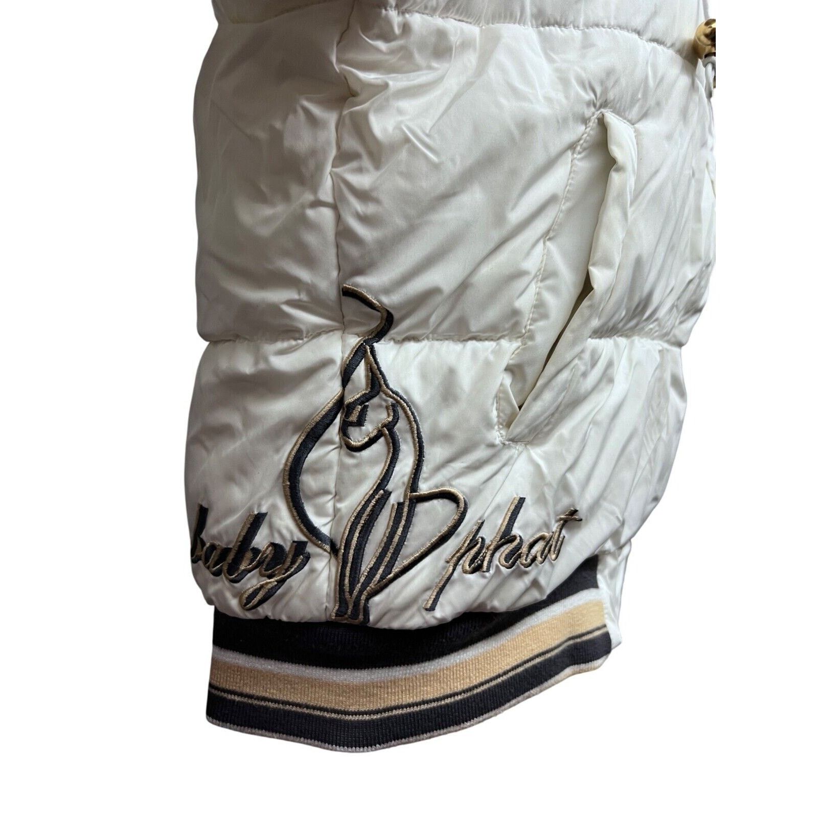 Vintage Baby Phat White Down Puffer Zip Hood Vintage Jacket Medium Size M / US 6-8 / IT 42-44 - 16 Thumbnail