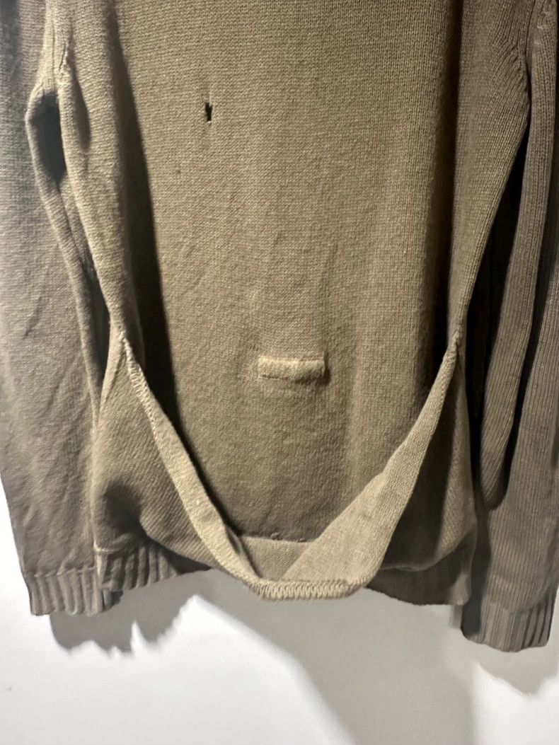 Helmut Lang HELMUT LANG Olive green kangaroo pouchy sweater Size US M / EU 48-50 / 2 - 6 Thumbnail