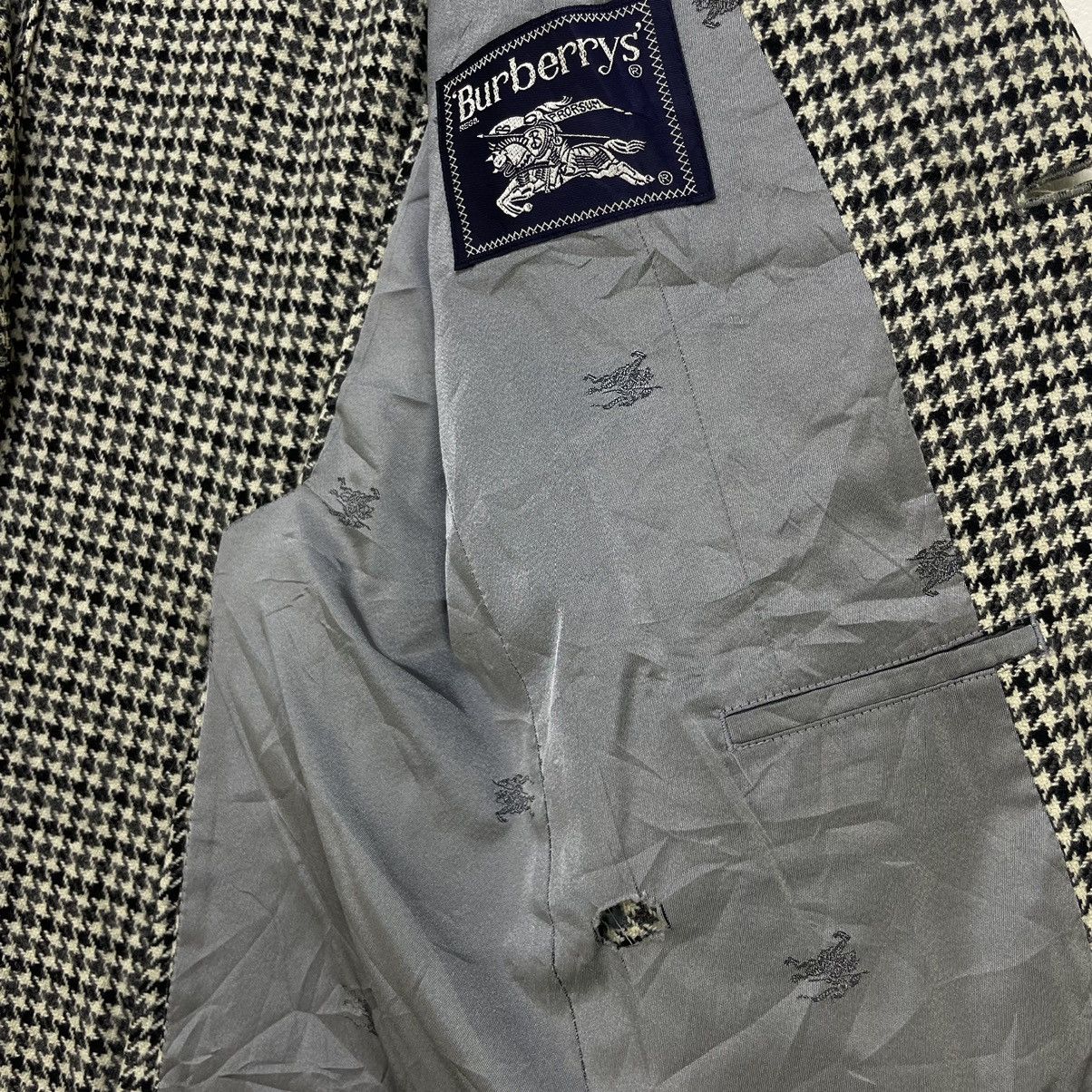 Burberry × Vintage Vintage Burberrys Checked Black And White Wool Jacket Size US M / EU 48-50 / 2 - 6 Thumbnail