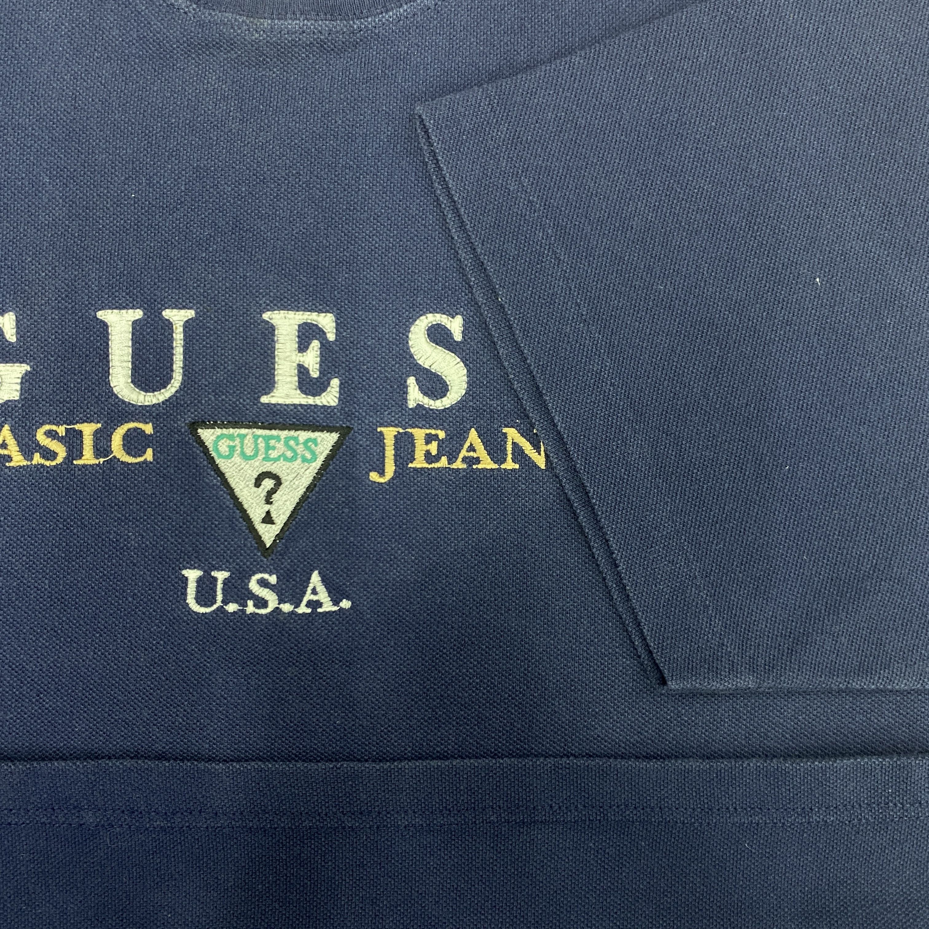Guess Vintage Guess Basic Jeans TShirt USA - I092 Size US XL / EU 56 / 4 - 6 Thumbnail
