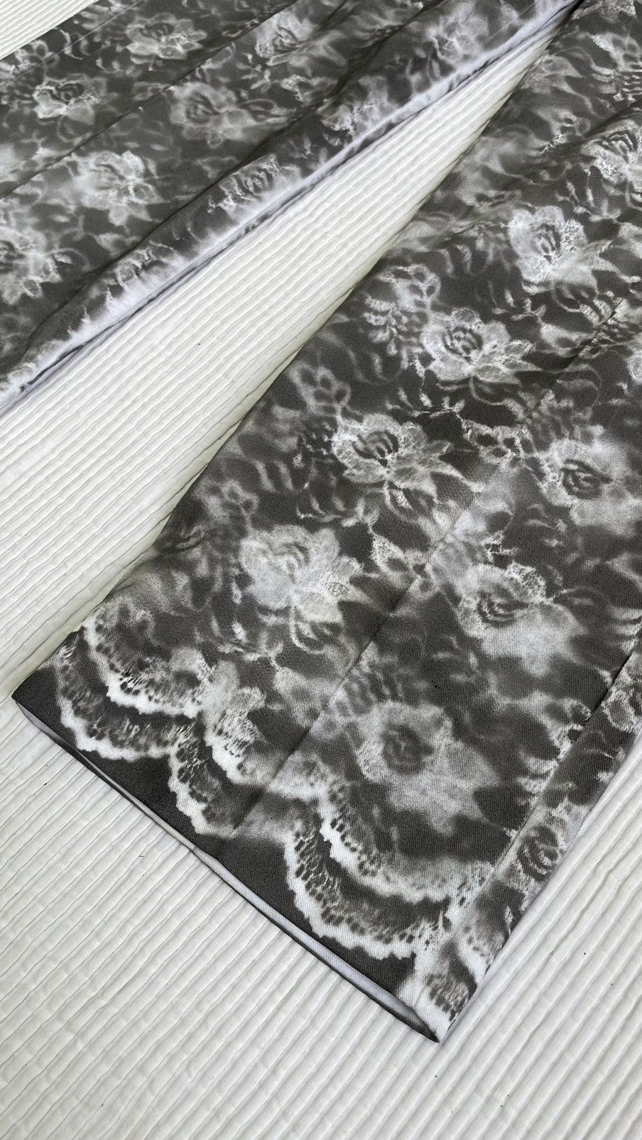 Handmade Black Floral Sexy Ghost Pants Size US 32 / EU 48 - 3 Thumbnail
