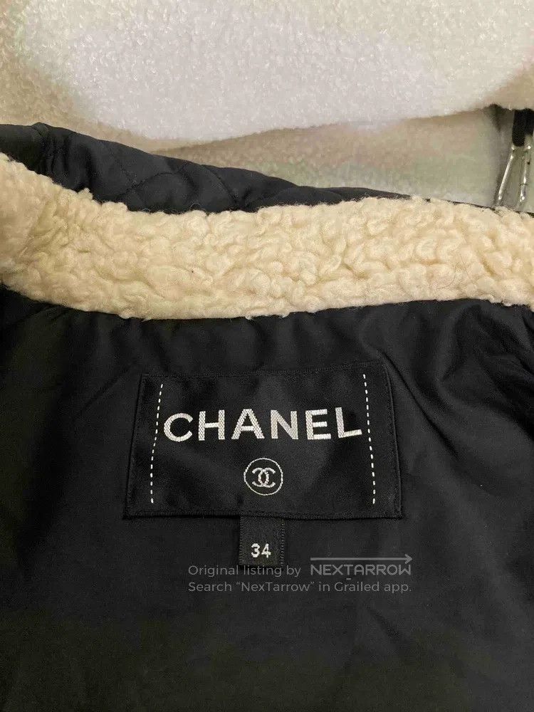 Chanel Chanel Skiing series black and white diamond-cotton clothi Size XXS / US 00 / IT 34 - 8 Thumbnail