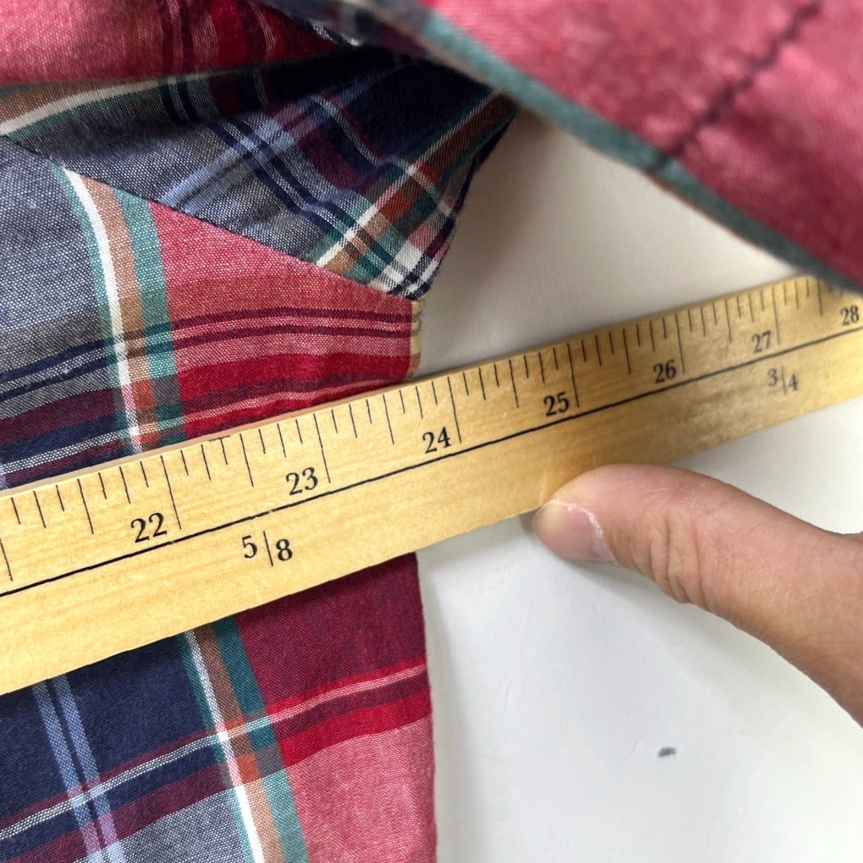 Wrangler VINTAGE Wrangler Pro Snap Short Sleeve Western Plaid Shirt L Size US L / EU 52-54 / 3 - 7 Thumbnail