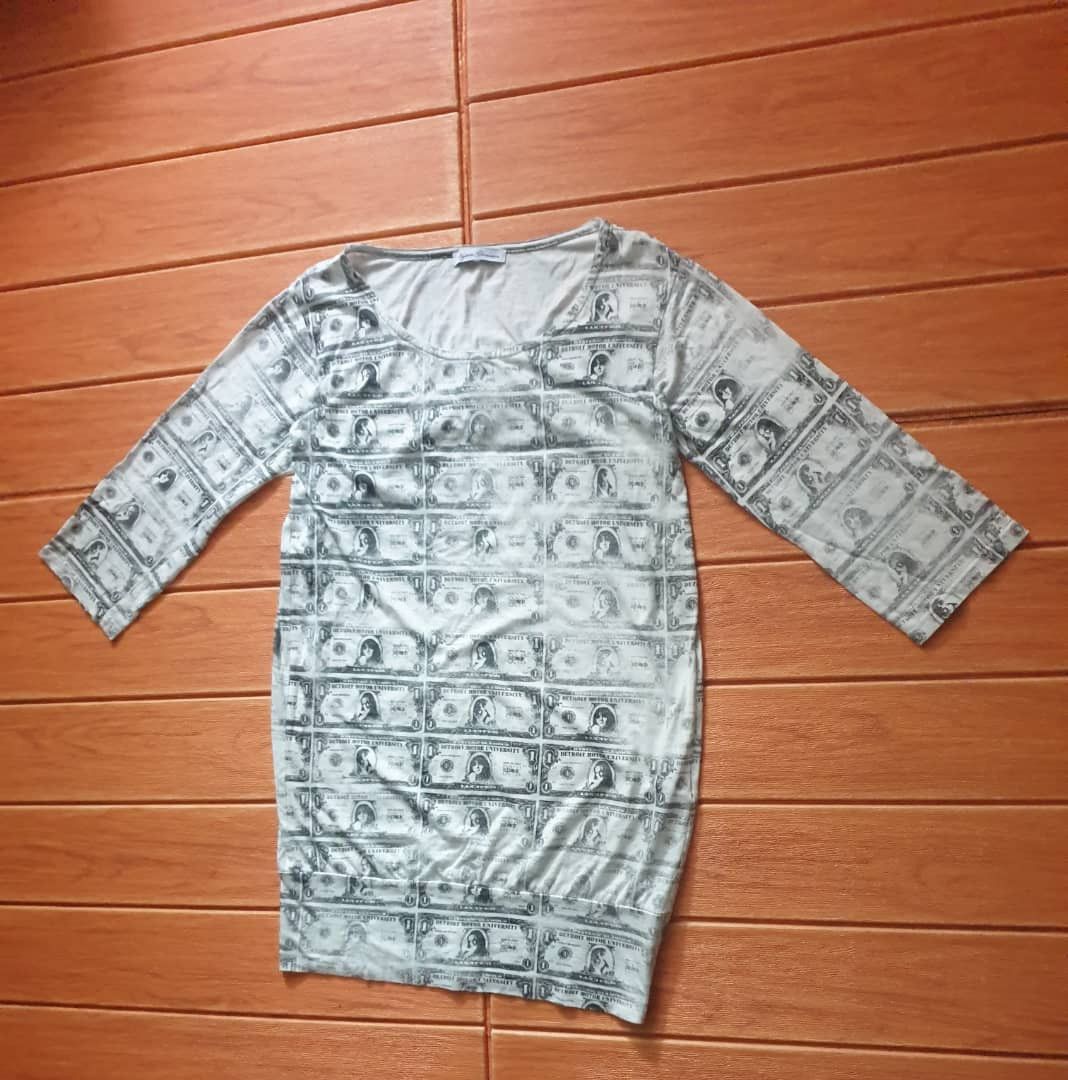 Hysteric Glamour 💥Hysteric Glamour Monogram dollar money dress shirt Size M / US 6-8 / IT 42-44 - 5 Thumbnail