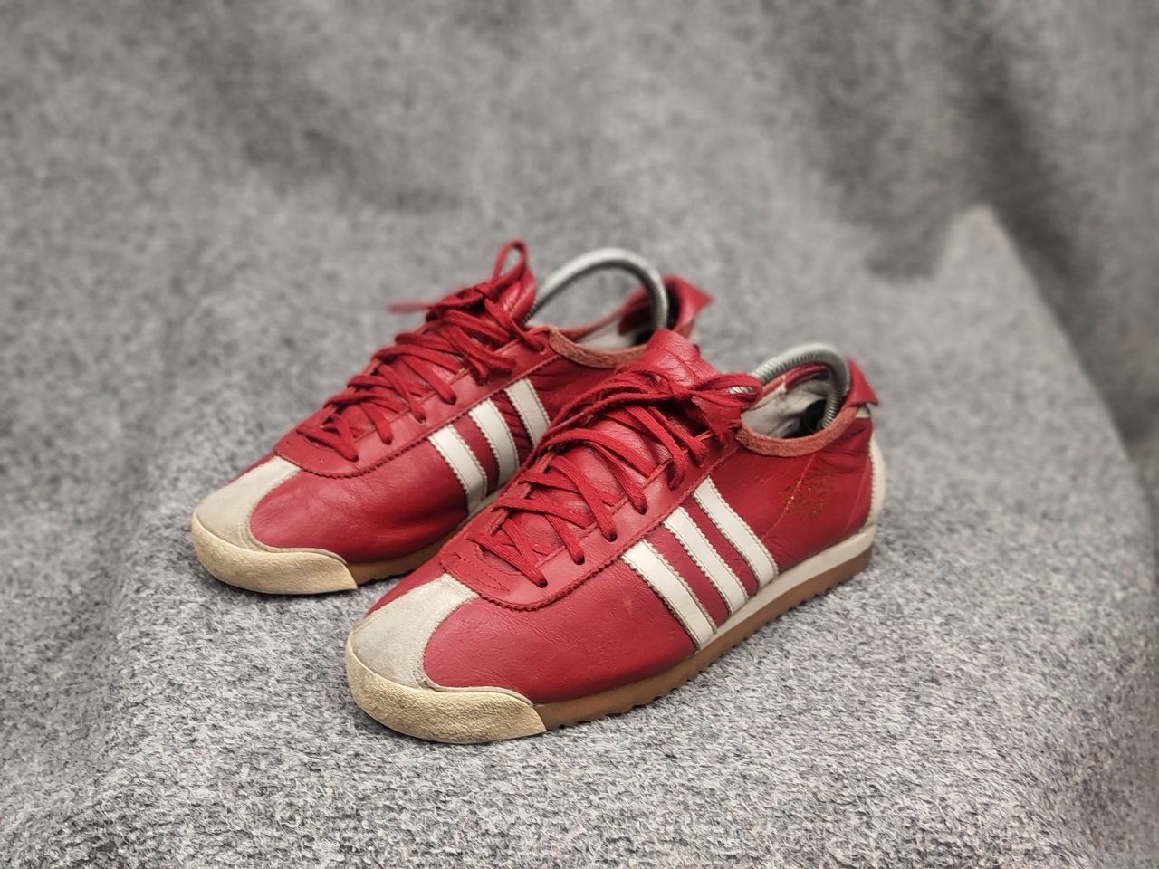Adidas Vintage 2003 Adidas Italia Leather Red Retro Sneakers Size US 8 / EU 41 - 12 Thumbnail