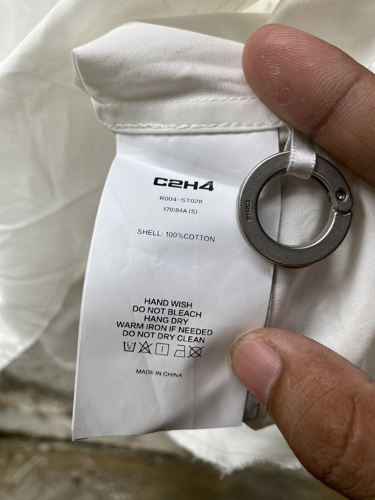 C2H4 Raw Edge Button Shirt Size US S / EU 44-46 / 1 - 19 Thumbnail