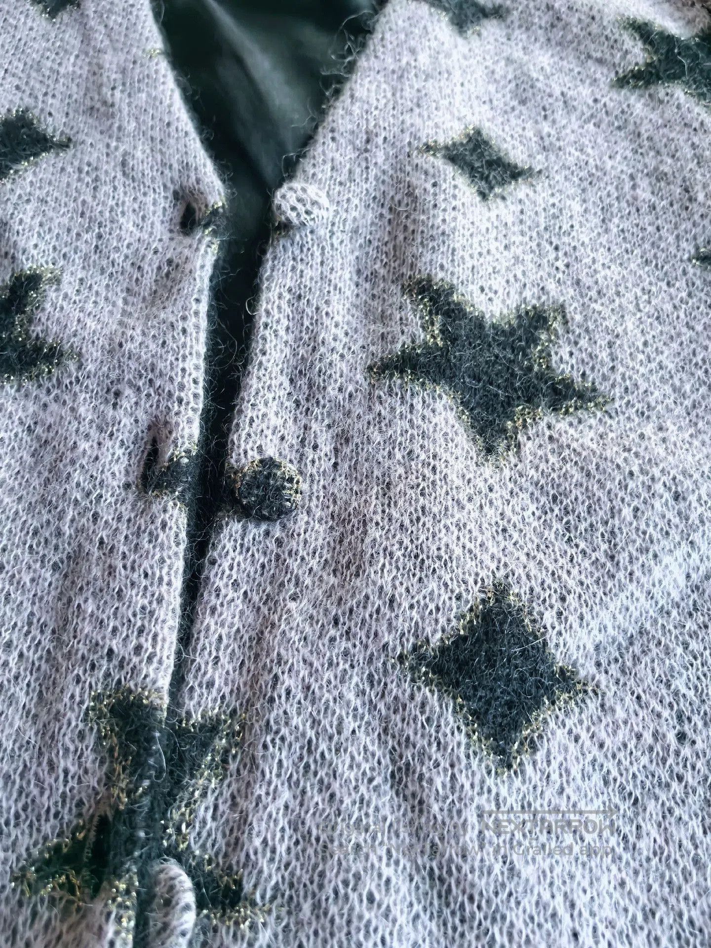 Saint Laurent Paris Saint Laurent Star Pattern Cardigan. Size M / US 6-8 / IT 42-44 - 5 Thumbnail