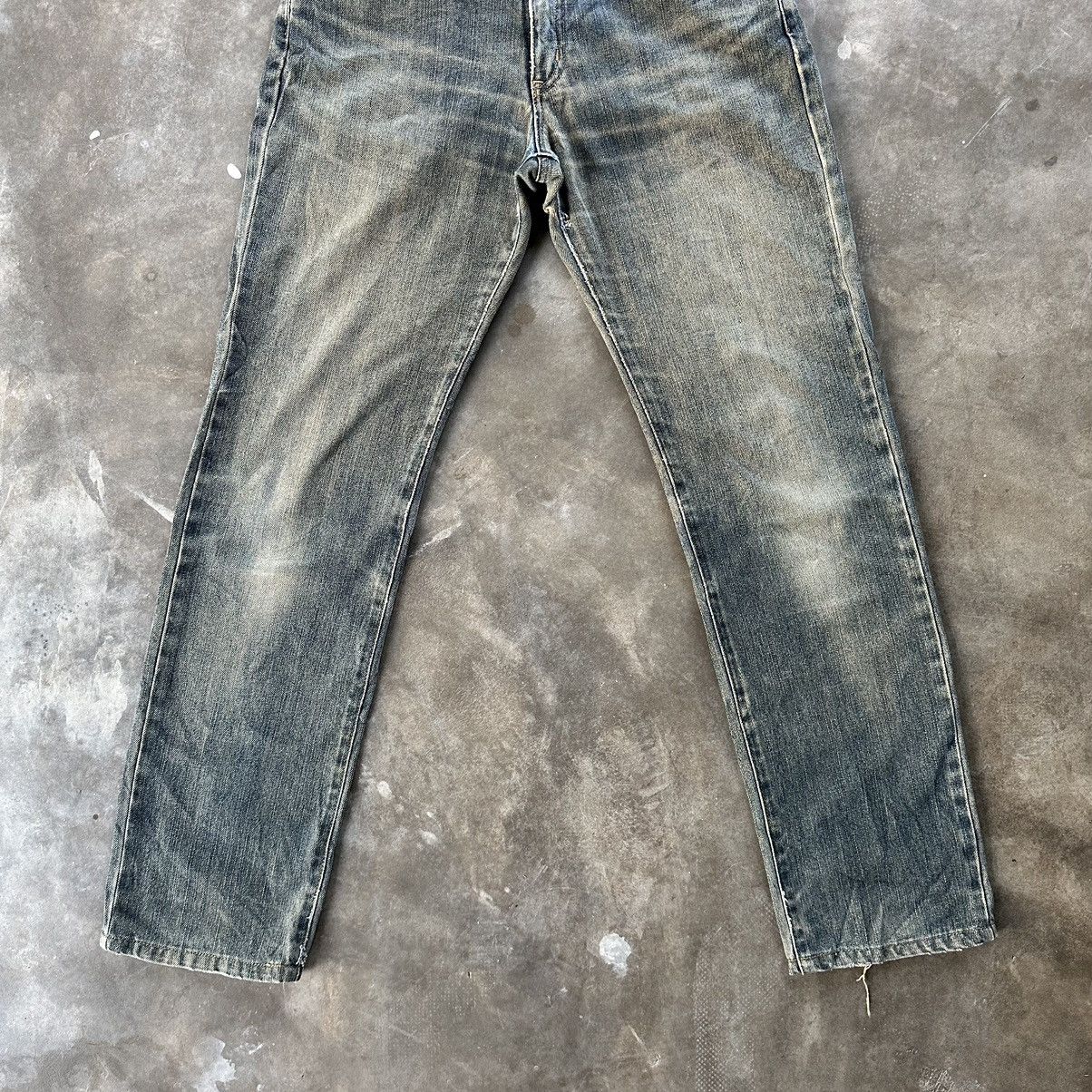 Japanese Brand Vintage Edwin Distressed Rusty Faded Denim Jean Pant Size US 30 / EU 46 - 2 Thumbnail