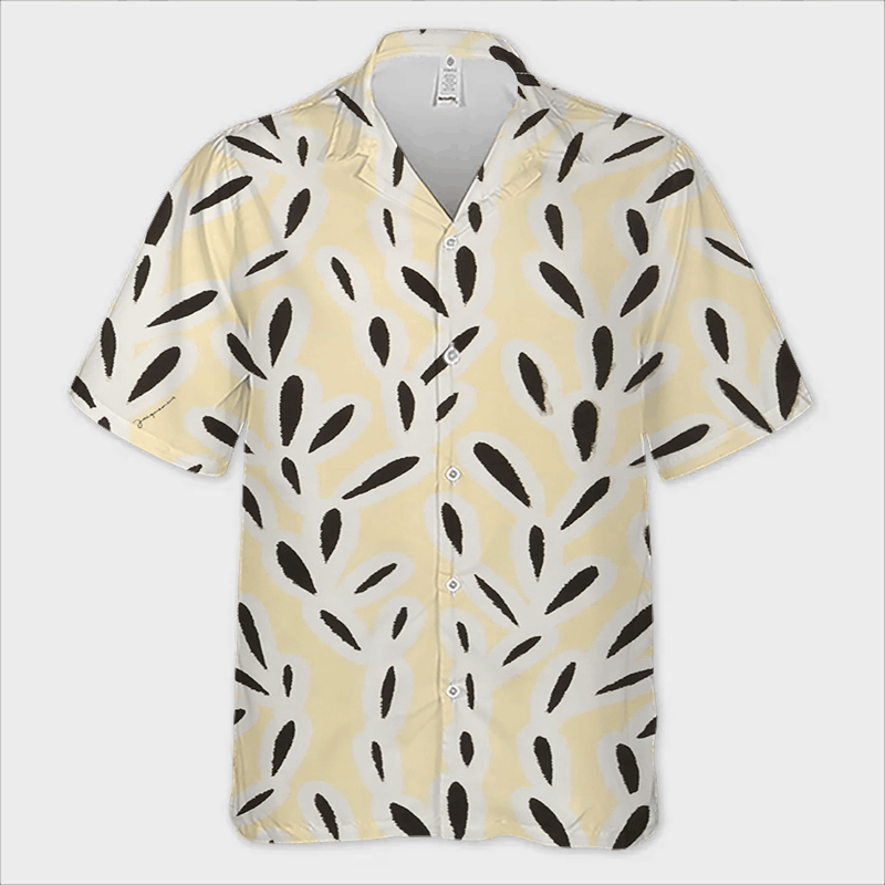Vintage La Chemise Aloe Shirt | Botanical Calm, Modern Simplicity Size US M / EU 48-50 / 2 - 1 Thumbnail