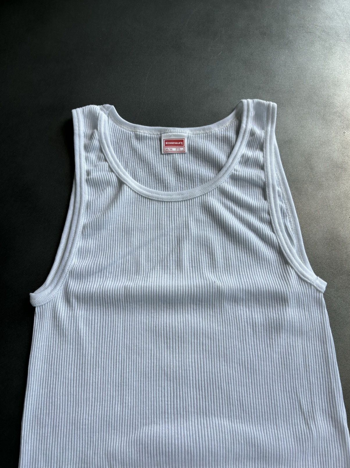 Hanes × Vintage 1980s Vintage Tank Top 50/50 Blank Undershirt Wife Stanfield Size US M / EU 48-50 / 2 - 3 Thumbnail