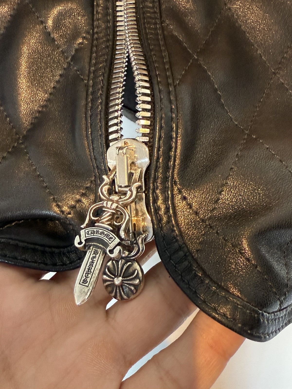 Chrome Hearts Chrome Hearts Leather Vest With Patches Size US M / EU 48-50 / 2 - 6 Thumbnail