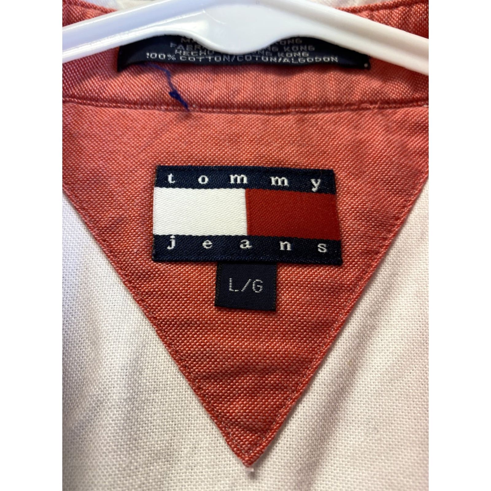 Tommy Hilfiger VINTAGE Tommy Hilfiger Shirt Dress Shirt Long Sleeve 100% Cotton White L Women’s Slim 45-36 Size L / US 10 / IT 46 - 5 Thumbnail