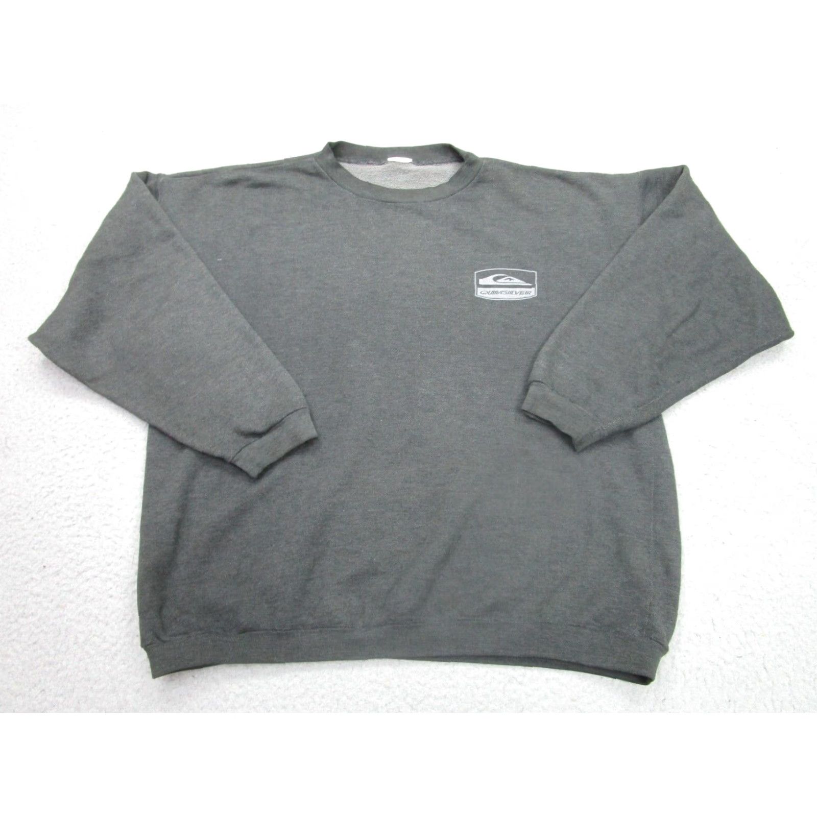 Quiksilver VINTAGE Quiksilver Sweatshirt Men XL Gray Grunge 90s Pullover Fleece Size US XL / EU 56 / 4 - 2 Thumbnail