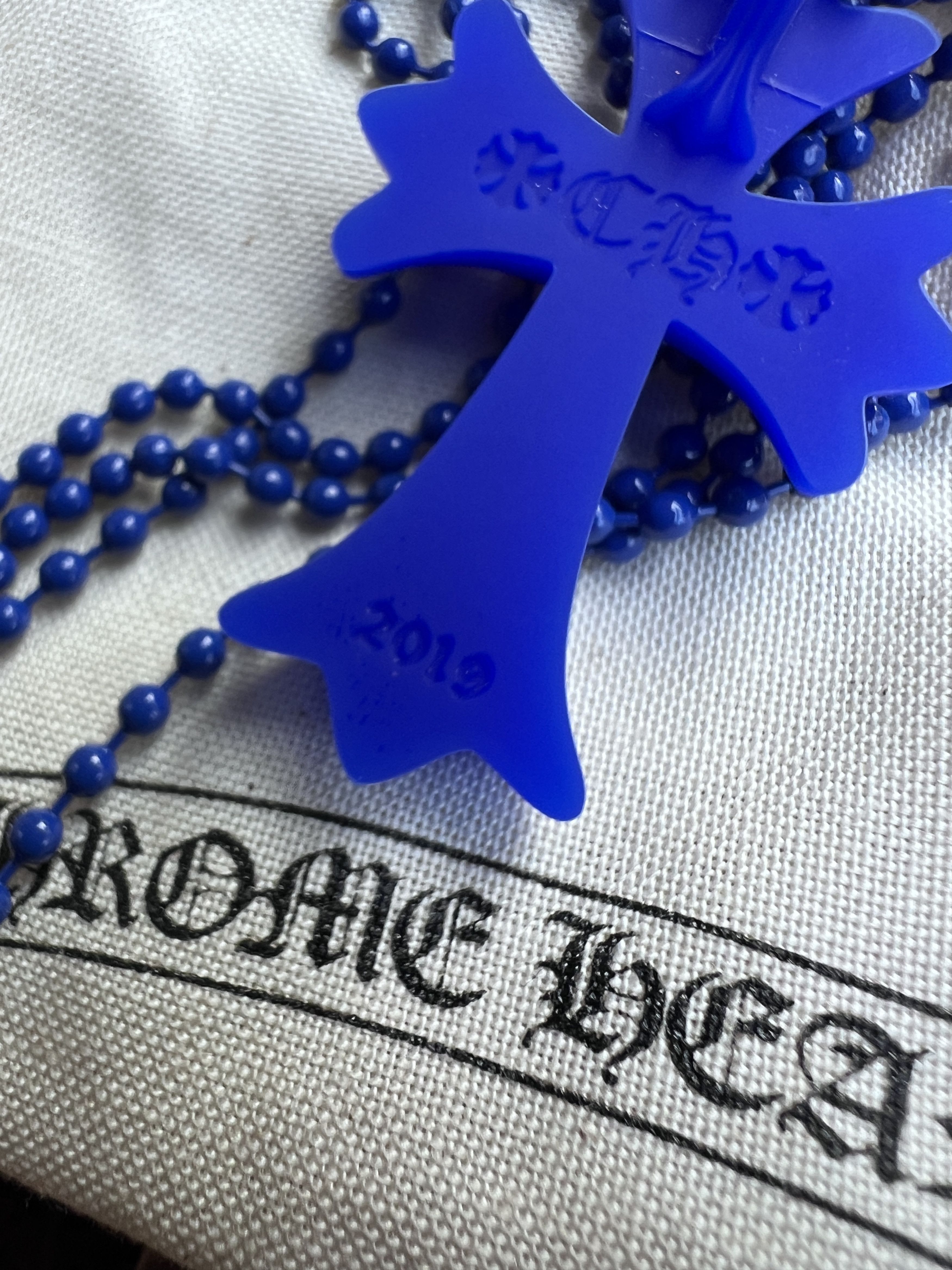 Chrome Hearts Chrome Hearts Cross Silicone Necklace Size ONE SIZE - 5 Thumbnail