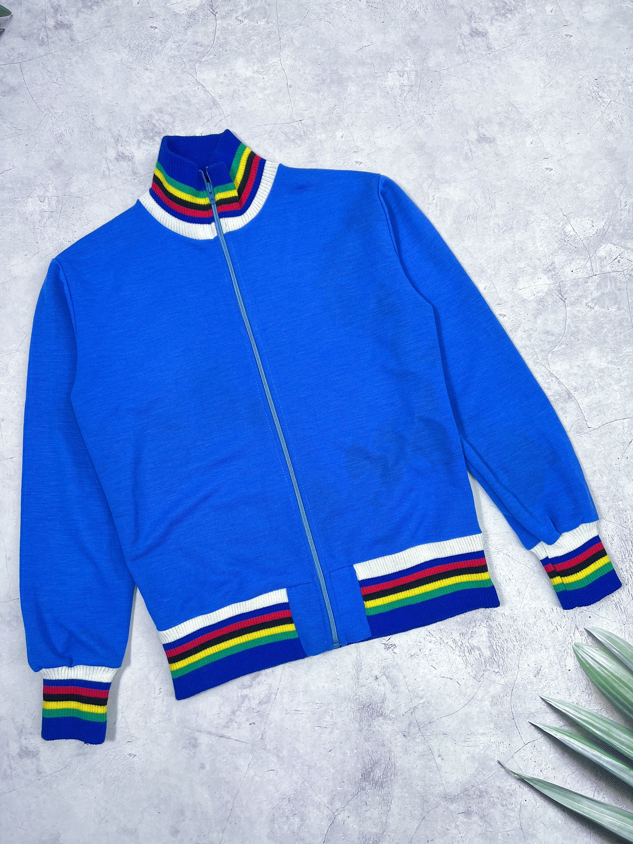 Sports Specialties × Vintage 80s Miyata Cycling Jersey S.A. Tricodor UCI Size US M / EU 48-50 / 2 - 2 Thumbnail