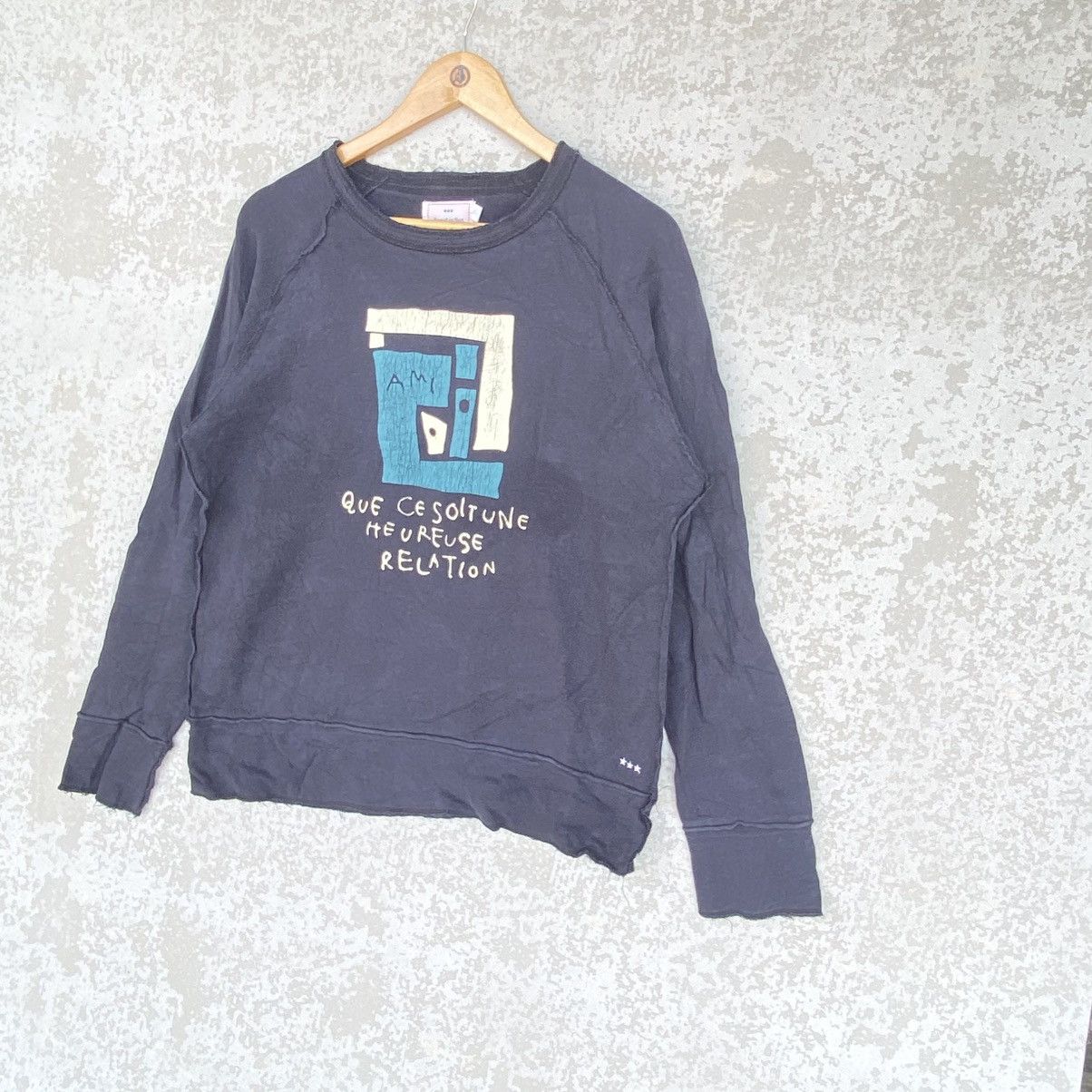 Other Vintage Shape of my heart Printed Crewneck Sweatshirt Black Size US M / EU 48-50 / 2 - 2 Thumbnail