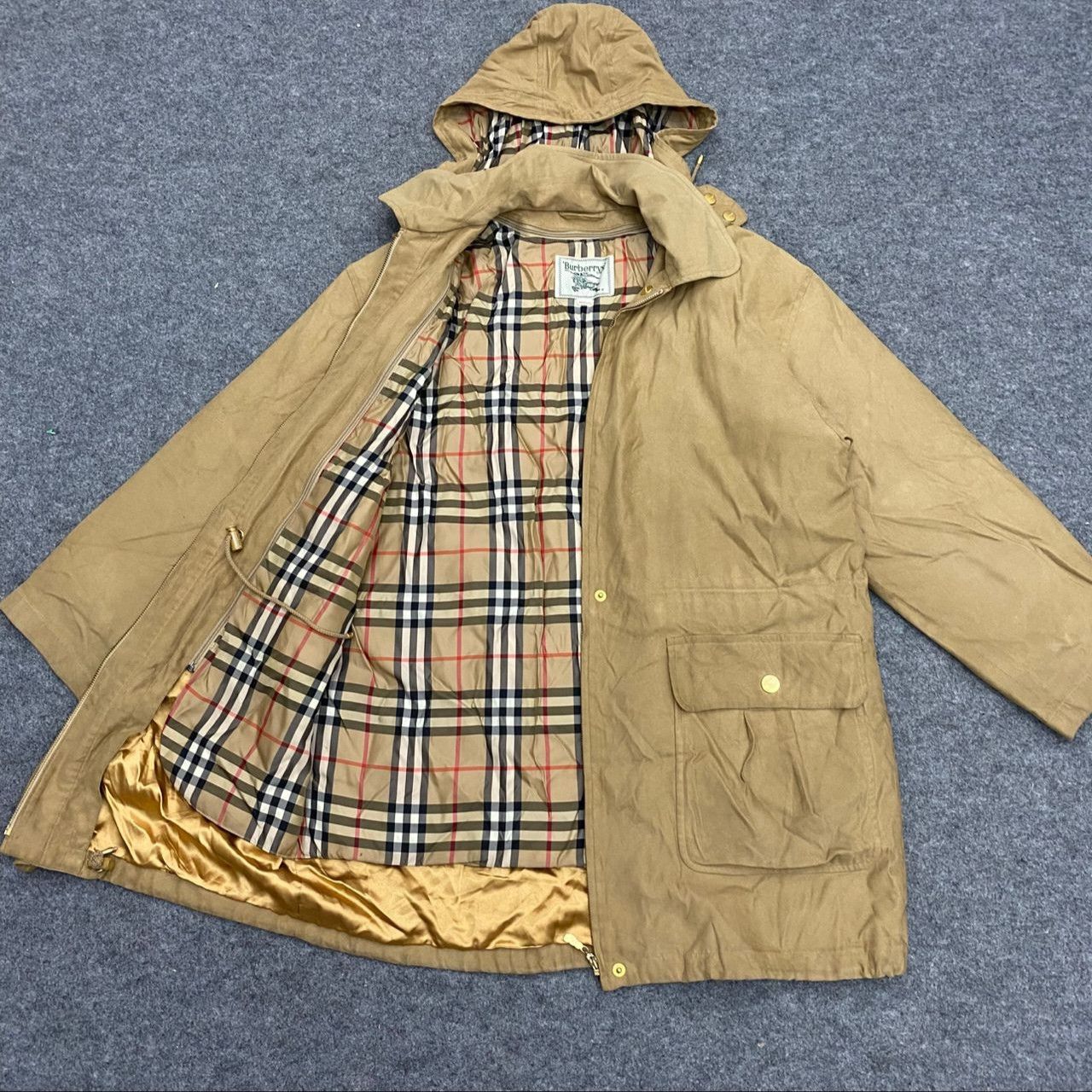 Burberry Prorsum Vintage Burberry Monogram ParkaLong Jacket Size US L / EU 52-54 / 3 - 1 Thumbnail